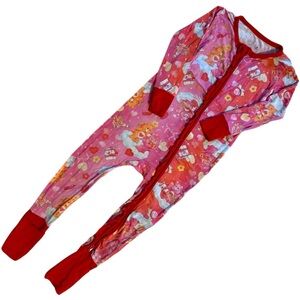 Birdie Bean x Care Bears 2T Valentine’s Pajamas – Pink Hearts, Clouds & Bears